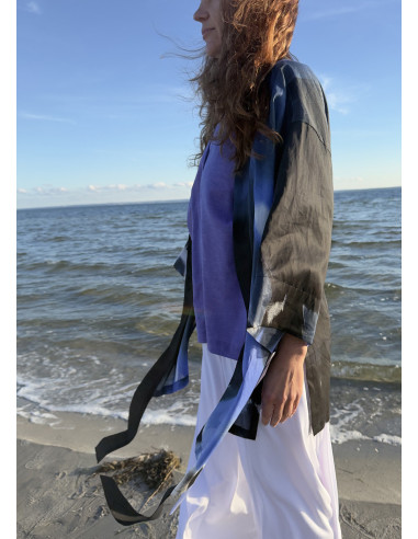 MARZENIE kimono z jedwabnej organzy