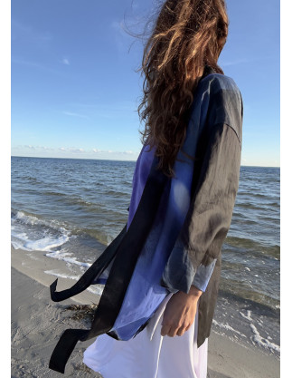 MARZENIE kimono z jedwabnej...