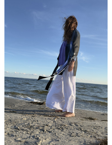 MARZENIE kimono z jedwabnej organzy