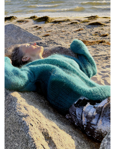 EMERALD handmade mohair/silk sweater
