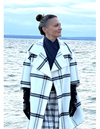 CHECK IN wool jacket